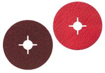 Fibre sanding discs